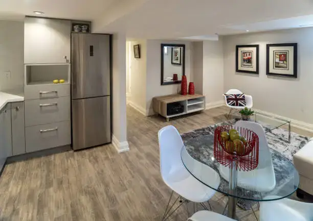 Finished basement suite